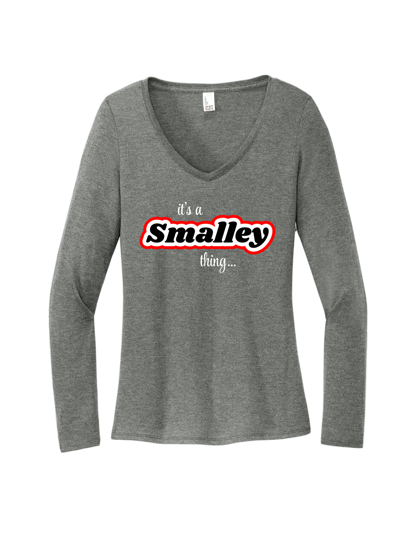 Smalley School - Women's Long Sleeve V neck