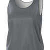 A4 Ladies' Reversible Mesh Tank Top - GRAPHITE/WHITE