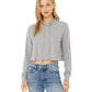 Bella + Canvas Women's Cropped Long-Sleeve T-Shirt Hoodie