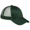 Big Accessories 6-Panel Structured Trucker Snapback Hat - Light Forest