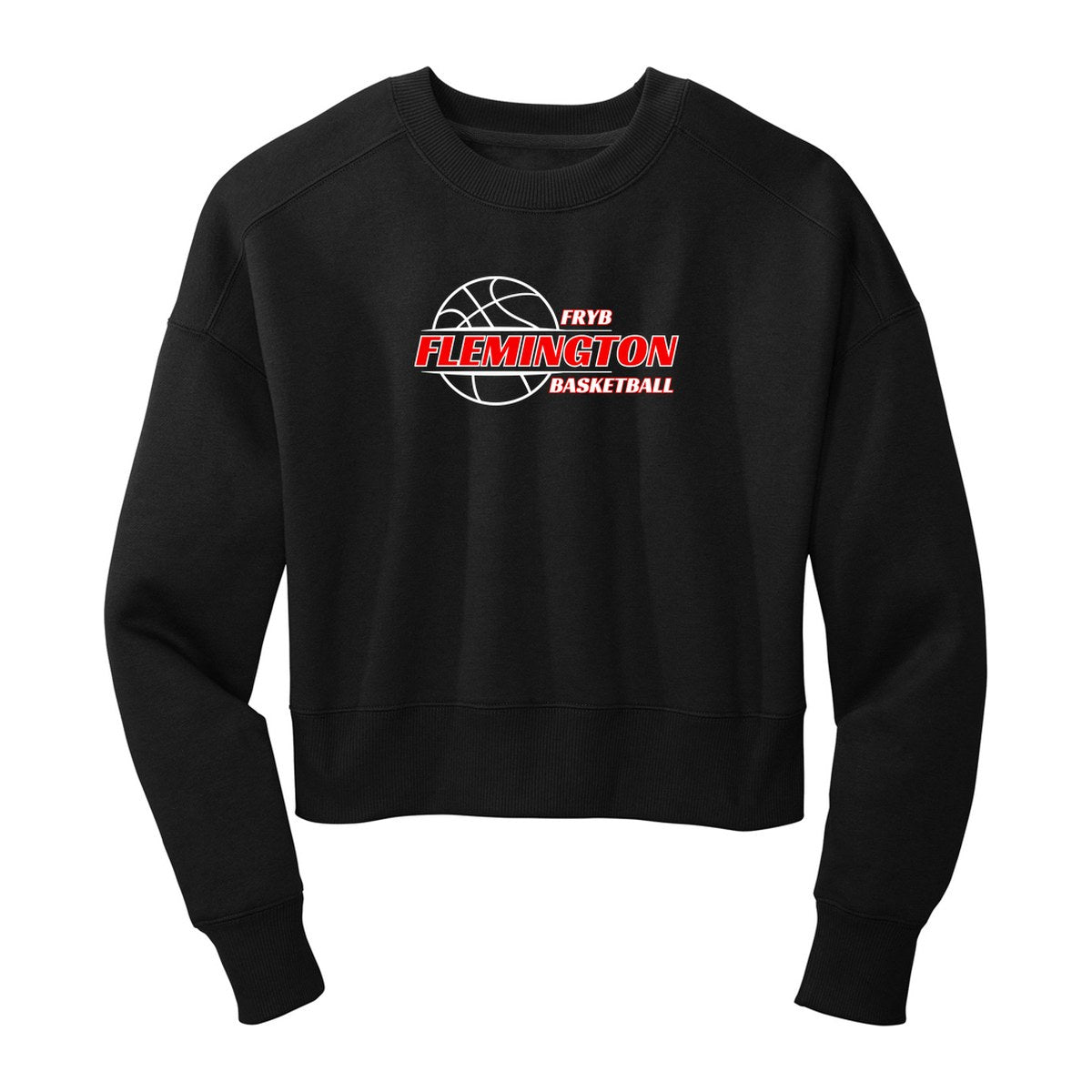 FRYB Women's Cropped Crewneck - Black