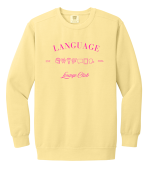 Language Lounge Club Crewneck Sweatshirt