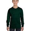 Gildan Youth Heavy Cotton Long Sleeve T-Shirt - Forest Green