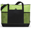 Gemline 1100 Select Zippered Tote - APPLE GREEN