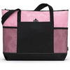 Gemline 1100 Select Zippered Tote - REONY PINK