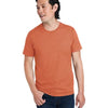 Hanes Perfect-T Cotton T-Shirt - Pumpkin Heather