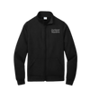 (NEW) Juniper Square_Port & Co™ Core Fleece Cadet Full-Zip Sweatshirt - Black