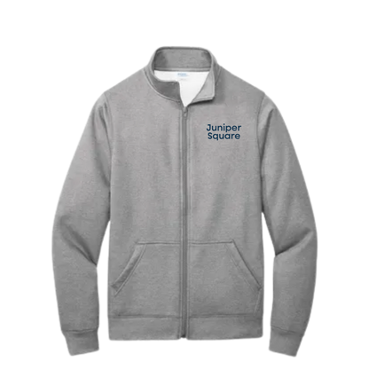 (NEW) Juniper Square_Port & Co™ Core Fleece Cadet Full-Zip Sweatshirt