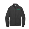 (NEW) Juniper Square_Port & Co™ Core Fleece Cadet Full-Zip Sweatshirt - Dark Heather Grey