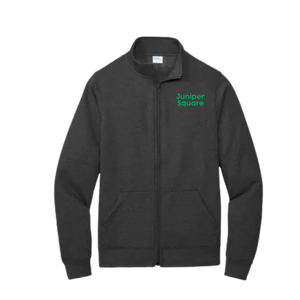 (NEW) Juniper Square_Port & Co™ Core Fleece Cadet Full-Zip Sweatshirt