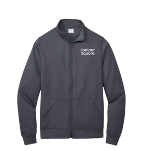 (NEW) Juniper Square_Port & Co™ Core Fleece Cadet Full-Zip Sweatshirt
