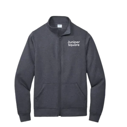 (NEW) Juniper Square_Port & Co™ Core Fleece Cadet Full-Zip Sweatshirt