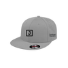 (NEW) Juniper Square_Flexfit® Perforated Performance Cap [J, Juniper Square on Side) - Grey