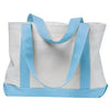 Liberty P & O Cruiser Tote - White / Light Blue