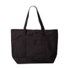 Liberty Bay View Giant Zippered Boat Tote - Black/Black