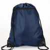 Liberty Zipper Drawstring Backpack - Navy