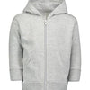 Rabbit Skins Infant Zip Fleece Hoodie - HEATHER