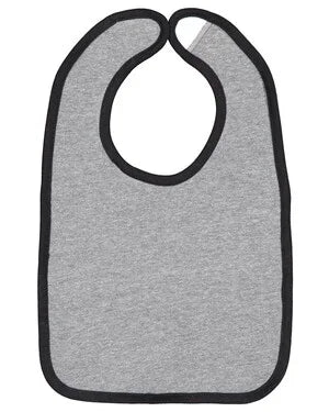 Rabbit Skins Infant Contrast Trim Bib