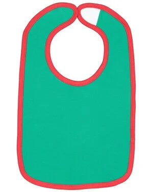 Rabbit Skins Infant Contrast Trim Bib