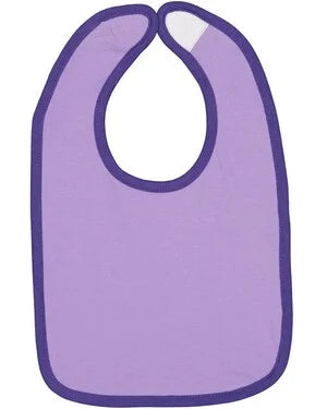 Rabbit Skins Infant Contrast Trim Bib