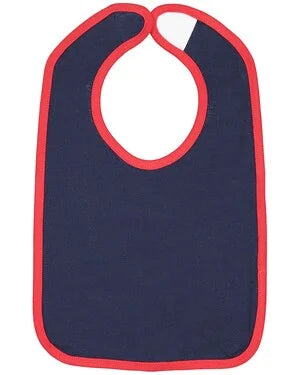 Rabbit Skins Infant Contrast Trim Bib