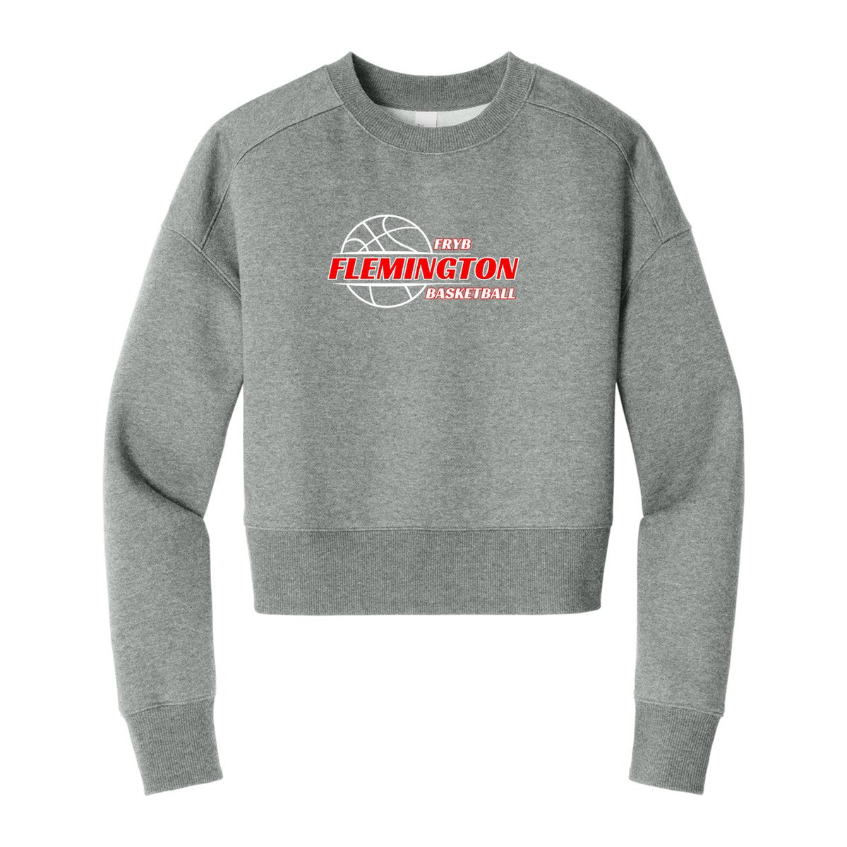 FRYB Women's Cropped Crewneck - Steel