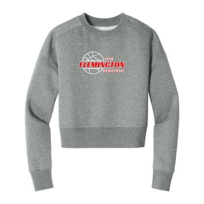 FRYB Women's Cropped Crewneck - Steel